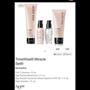 Mary Kay Timewise miracle set